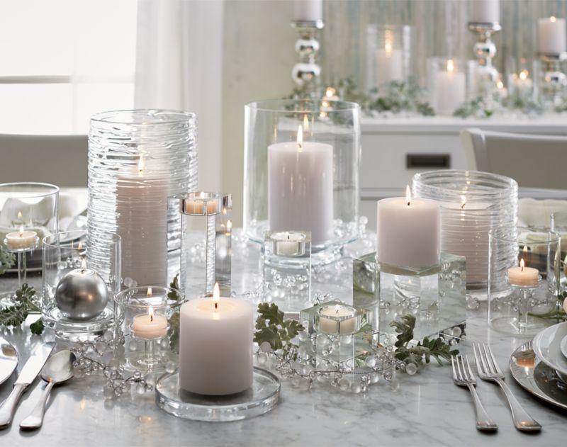 Elsa Small Glass Tealight Candle Holder