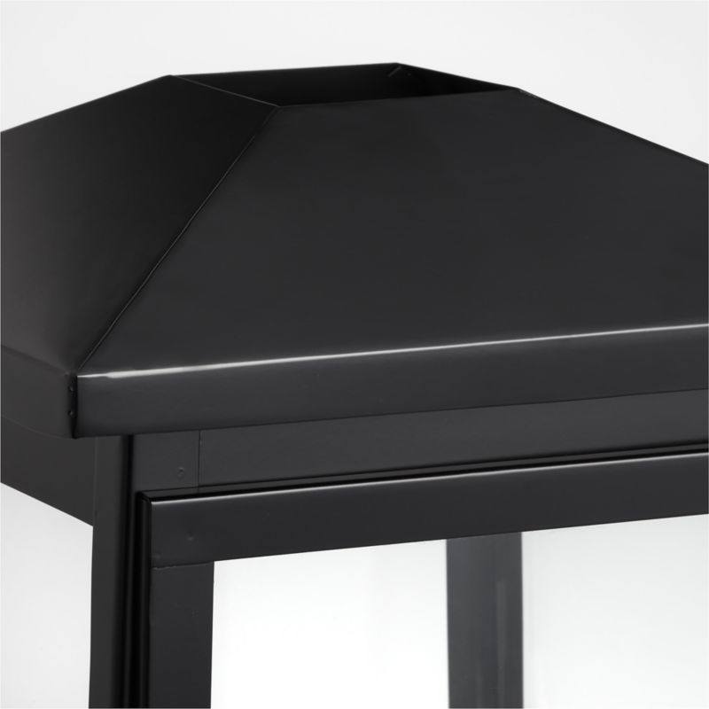 Petaluma Black Metal Outdoor Lantern 20'