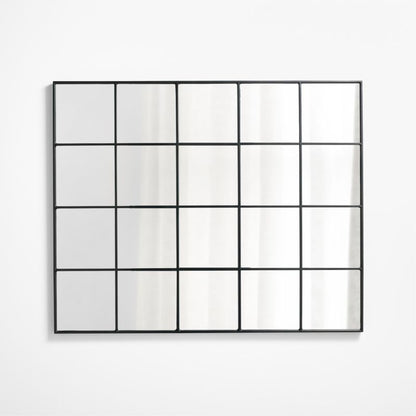 Bridget Classic Rectangular Wall Window Pane Mirror