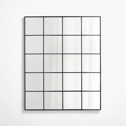 Bridget Classic Rectangular Wall Window Pane Mirror