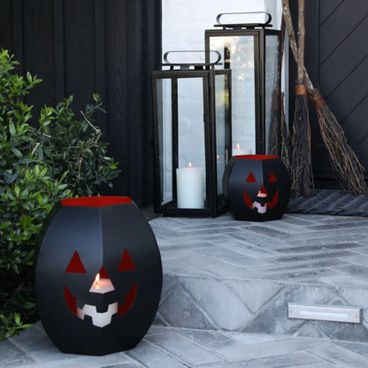 Walker Black Metal Outdoor Lantern 30.25'