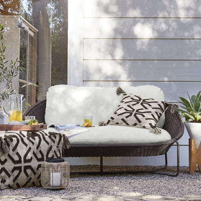 Brigton Rattan Lantern 16'