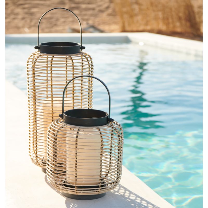 Brigton Rattan Lantern 16'