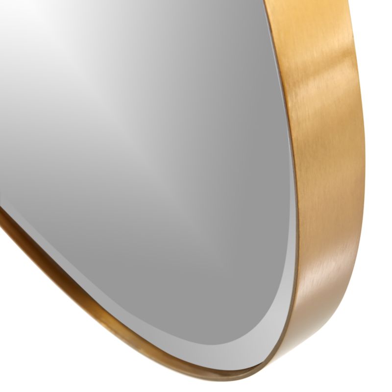 Edge Brass Round 48' Wall Mirror