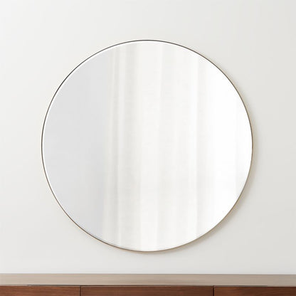 Edge Brass Round 48' Wall Mirror