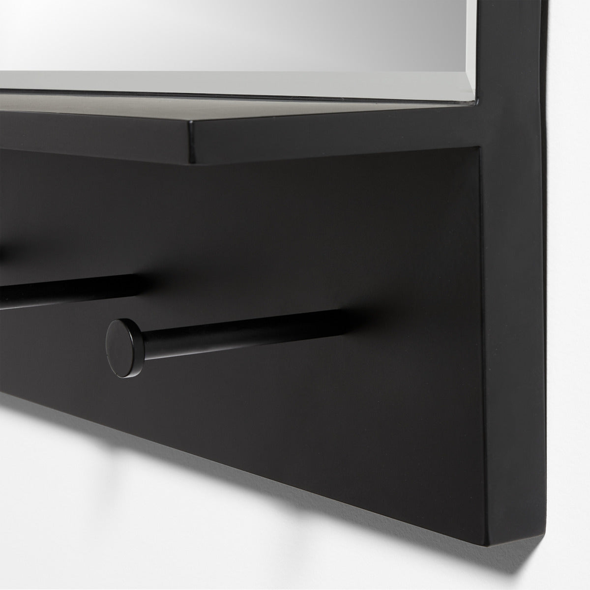 Edge Black Arch Entryway Wall Mirror 24'x36'