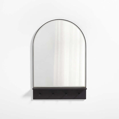 Edge Black Arch Entryway Wall Mirror 24'x36'