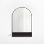 Edge Black Arch Entryway Wall Mirror 24'x36'