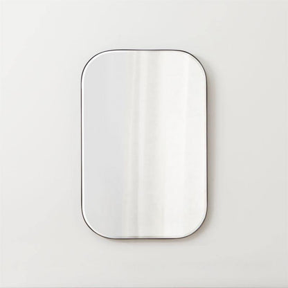 Edge Black Rounded Rectangle Mirror