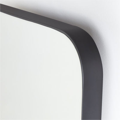 Edge Black Standing Mirror