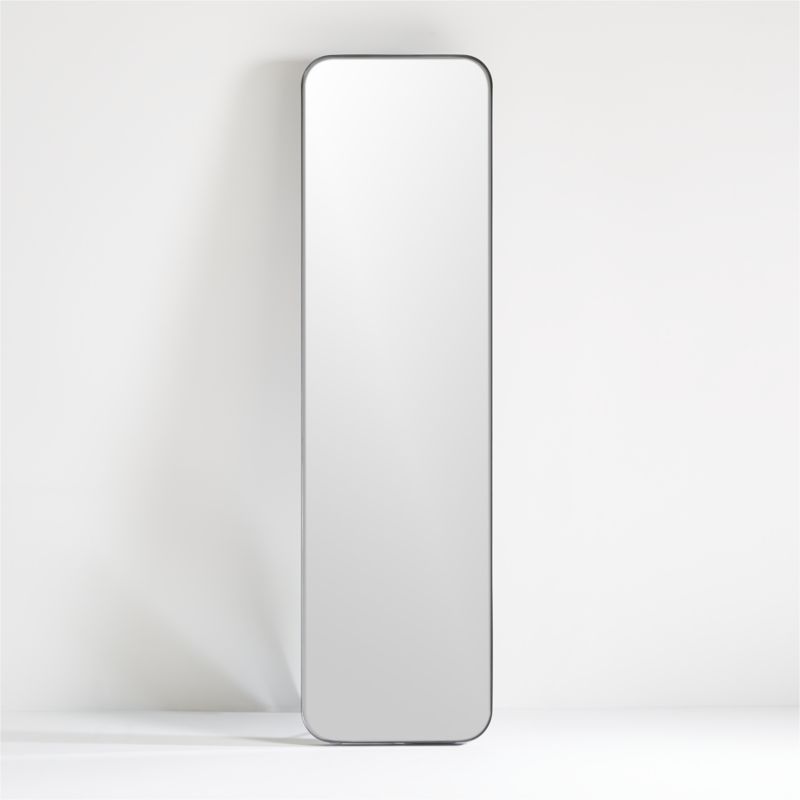 Edge Black Standing Mirror