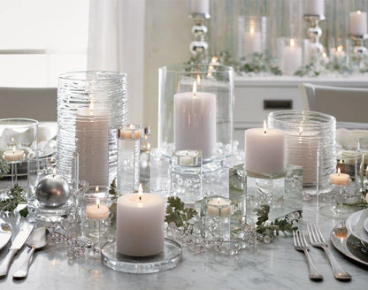 Elsa Small Glass Tealight Candle Holder