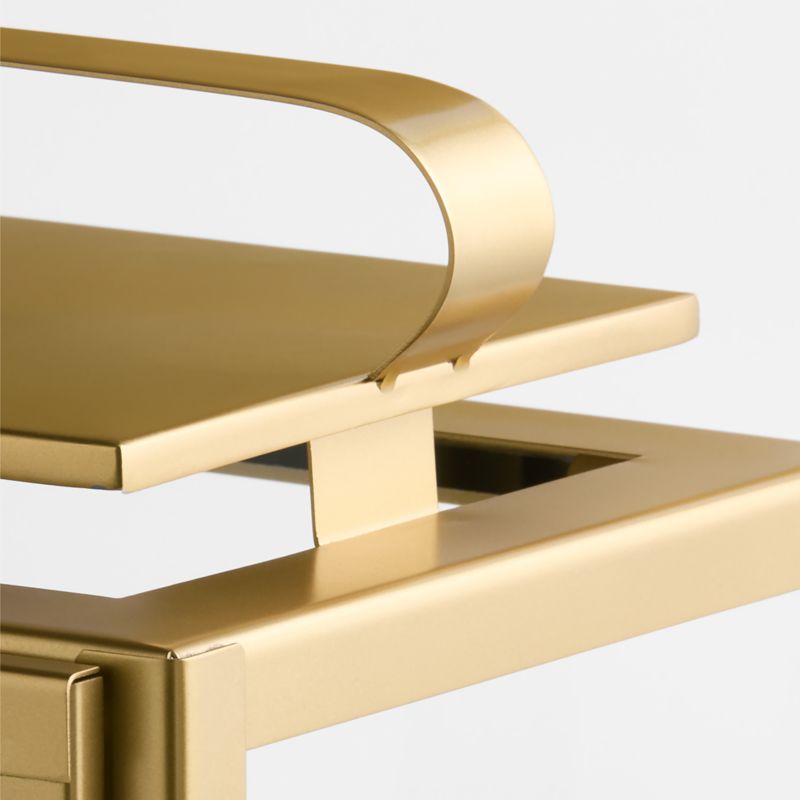 Walker Brass Finish Metal Outdoor Lantern 17.75'