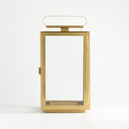 Walker Brass Finish Metal Outdoor Lantern 17.75'