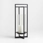 Dune Medium Black Metal Outdoor Lantern 24'